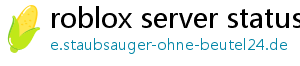 roblox server status